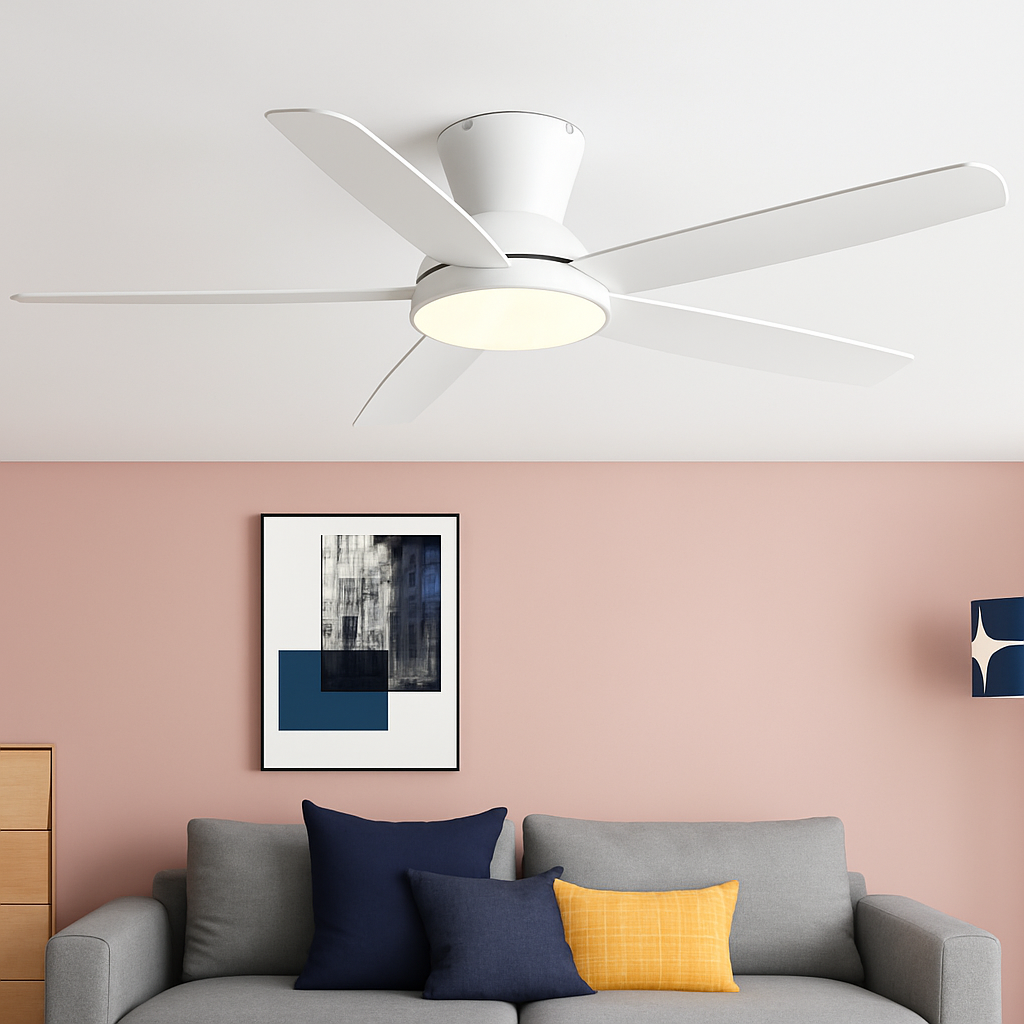 lustre ventilateur silencieux avec télécommande pour un confort optimal - vue 3 sur 13