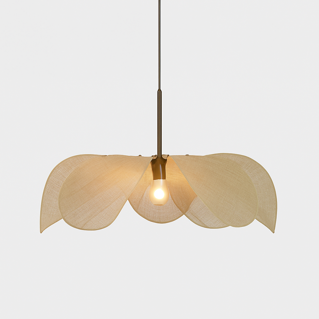 lustre vintage wabi sabi nordique pour un éclairage décoratif élégant