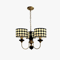 Lustres en cuivre lampe Lustres moderne pour salle à manger salon hôtel lumière intérieure décoration Lustres en fer forgé éclairage