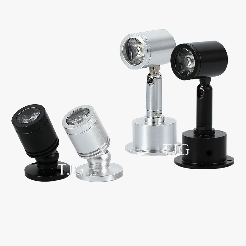 mini spot encastré led pour exposition de bijoux avec pilote 4000 K