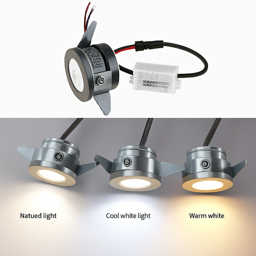 mini spot encastré led pour intérieur avec pilote intégré - vue 3 sur 11