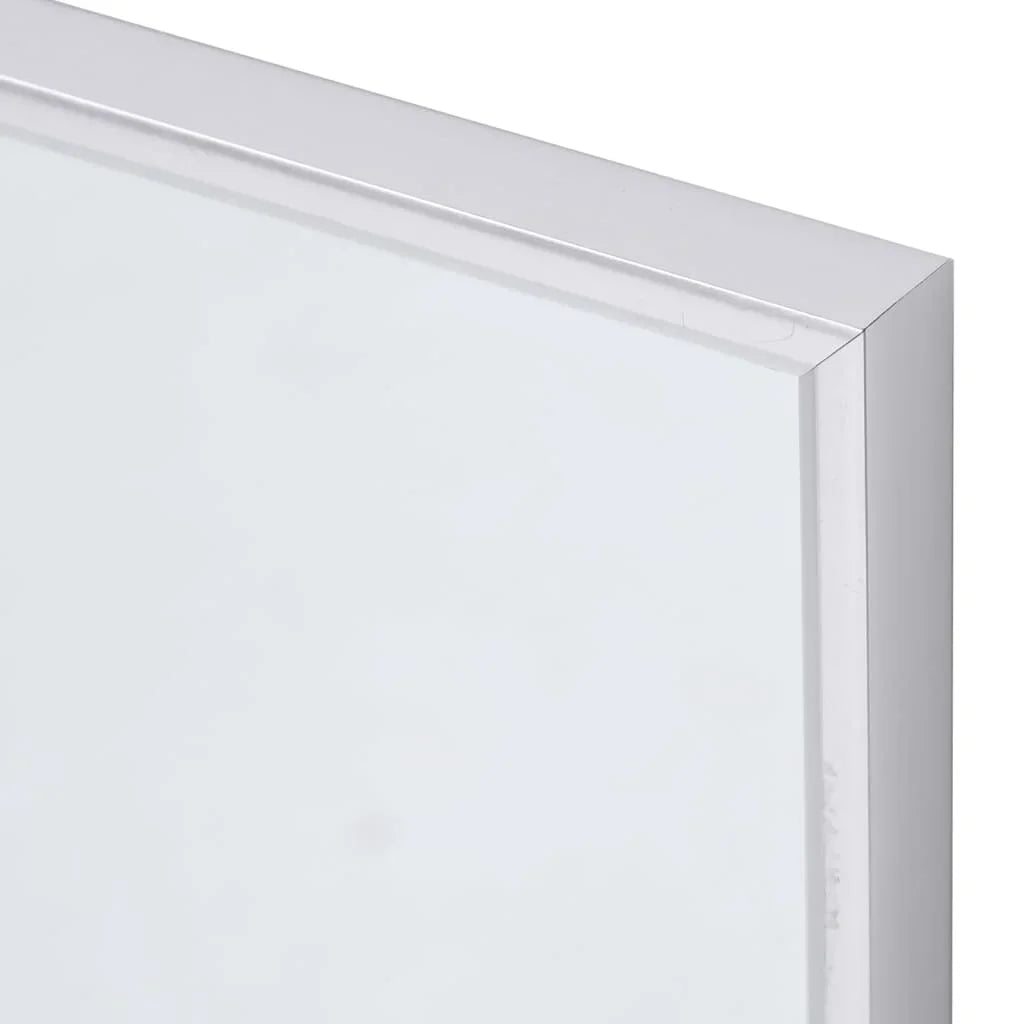 miroir argenté décoratif pour intérieur sticker mural élégant