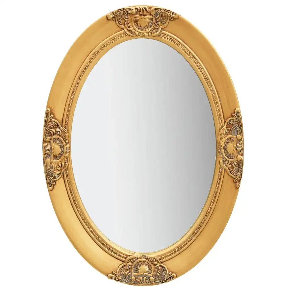 miroir mural baroque doré pour une décoration élégante de votre intérieur
