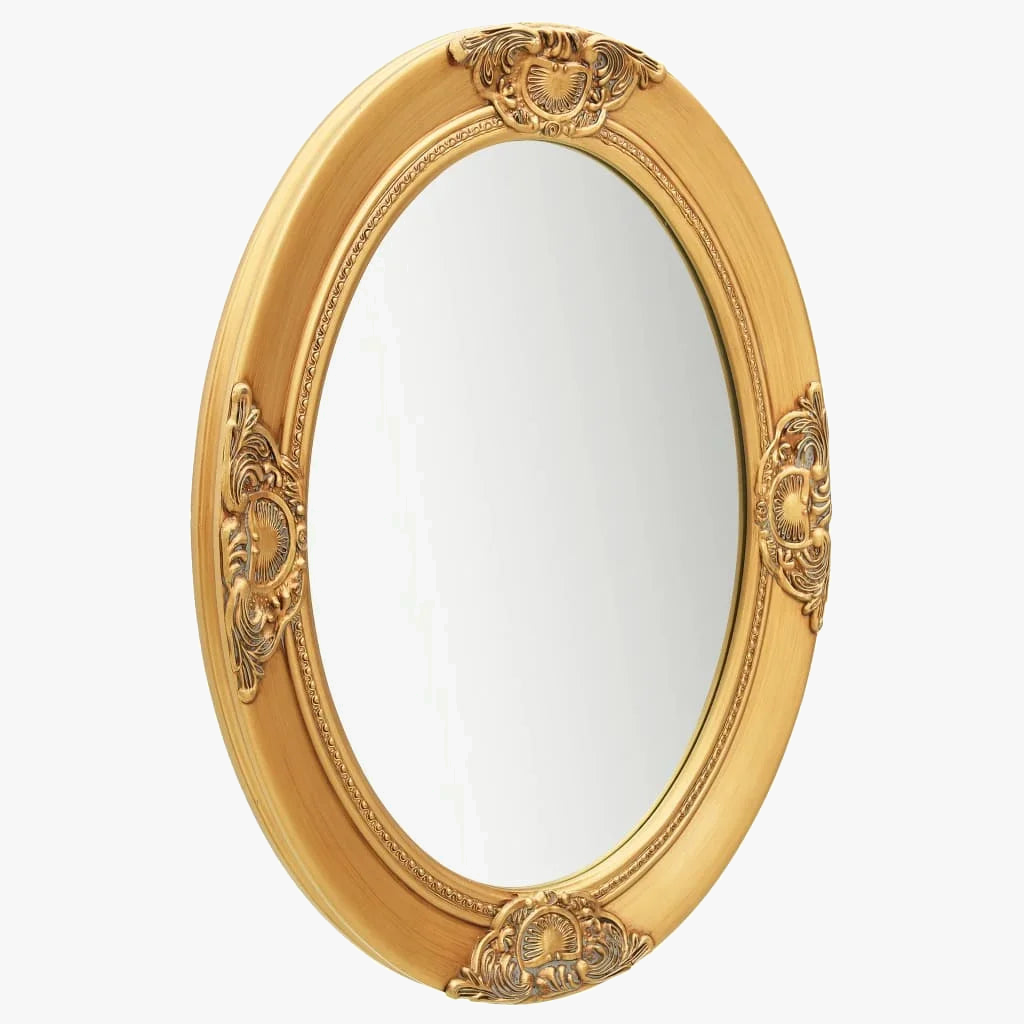 miroir mural baroque doré pour une décoration élégante de votre intérieur