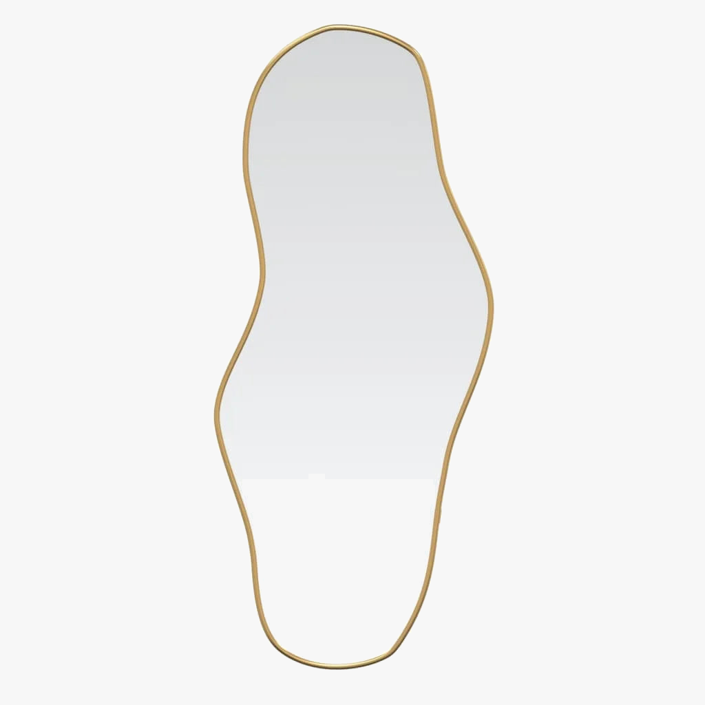 miroir mural élégant design doré pour décoration intérieure