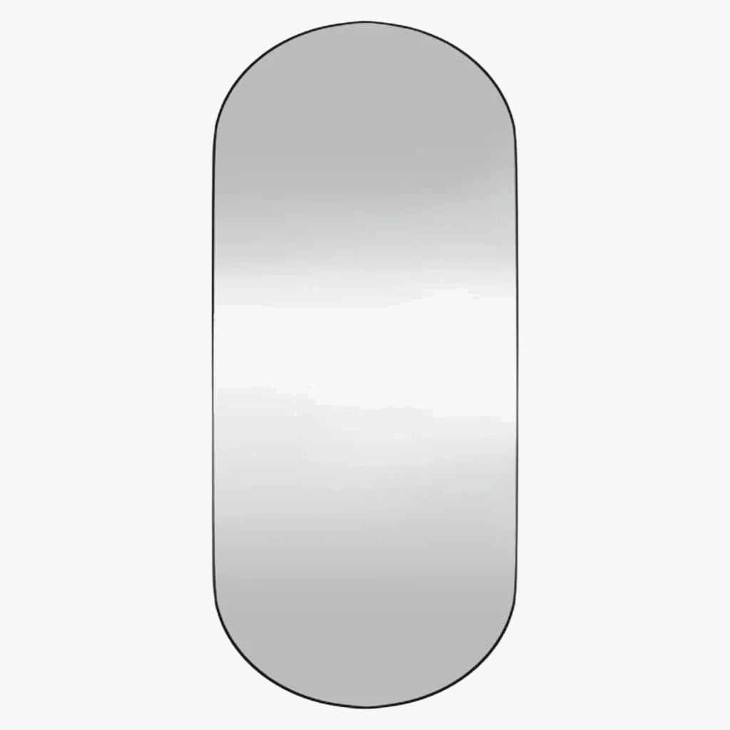 miroir mural ovale en verre pour décoration intérieure élégante