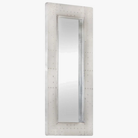 miroir style aviation en métal pour décoration intérieure