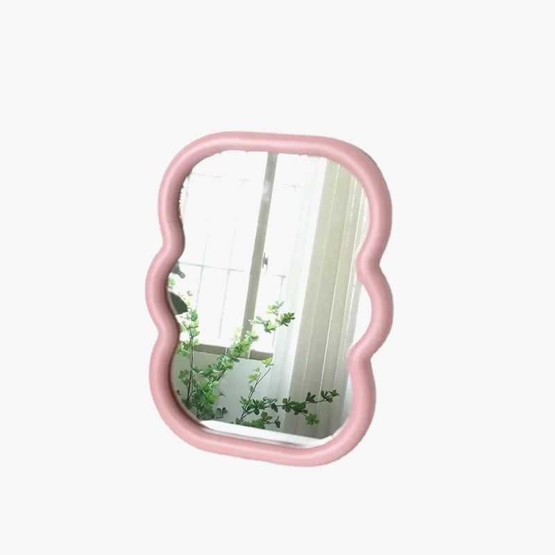 miroirs décoratifs en bois sur pied pour la vanité