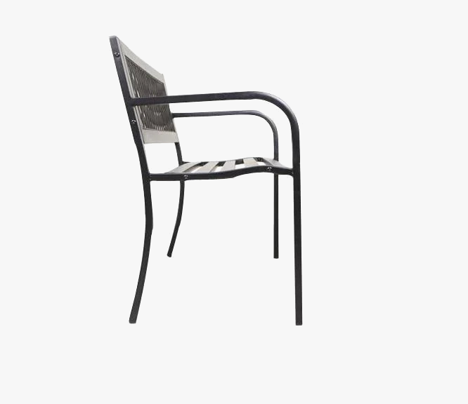 mobilier d'extérieur banc double pour jardin et parc