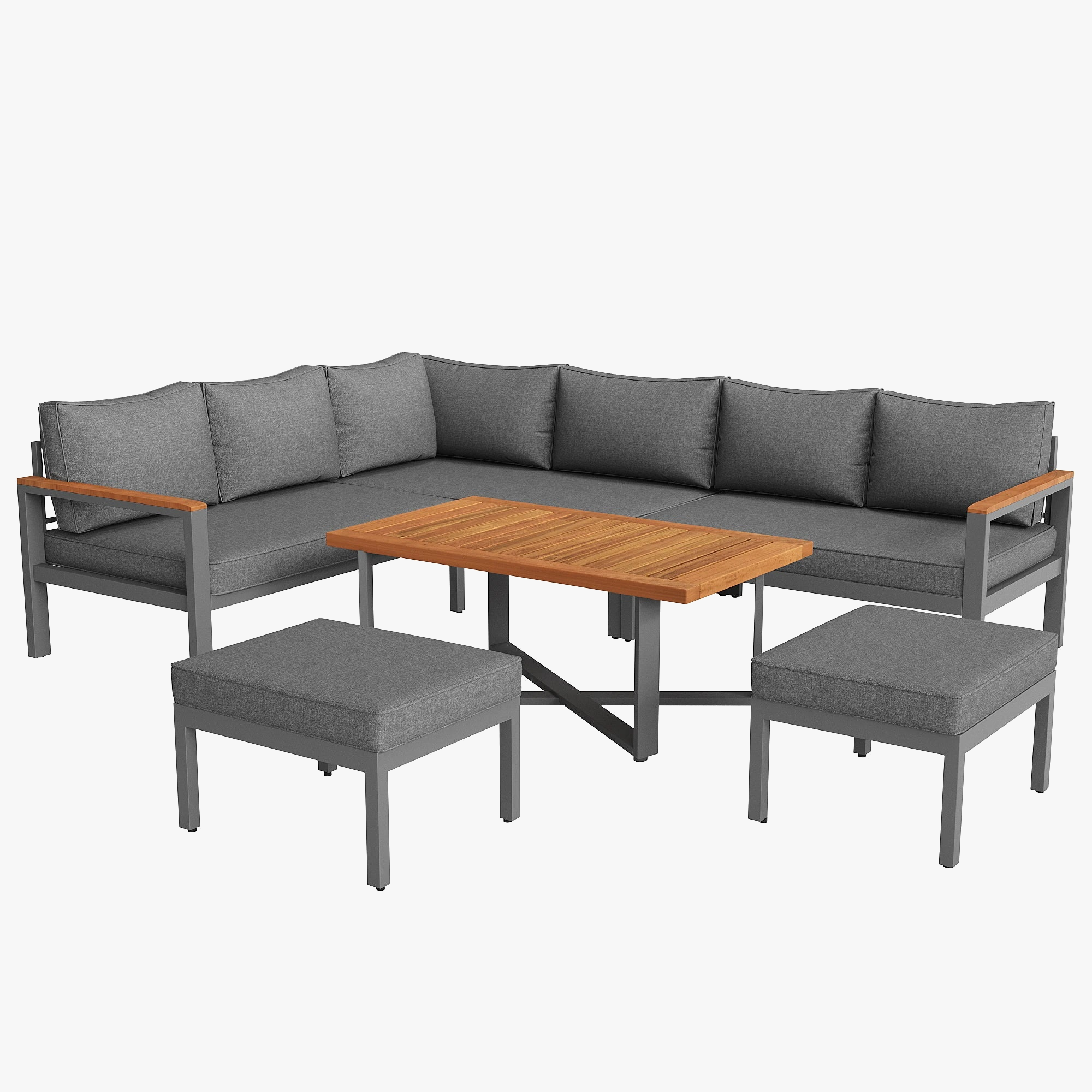 mobilier de jardin pour groupe de sièges extérieur résistant aux intempéries