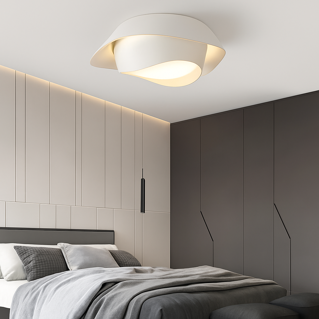 Moderne et Simple Art nordique créativité lait blanc livre chambre plafonnier ménage Restaurant suspension - vue 9 sur 9