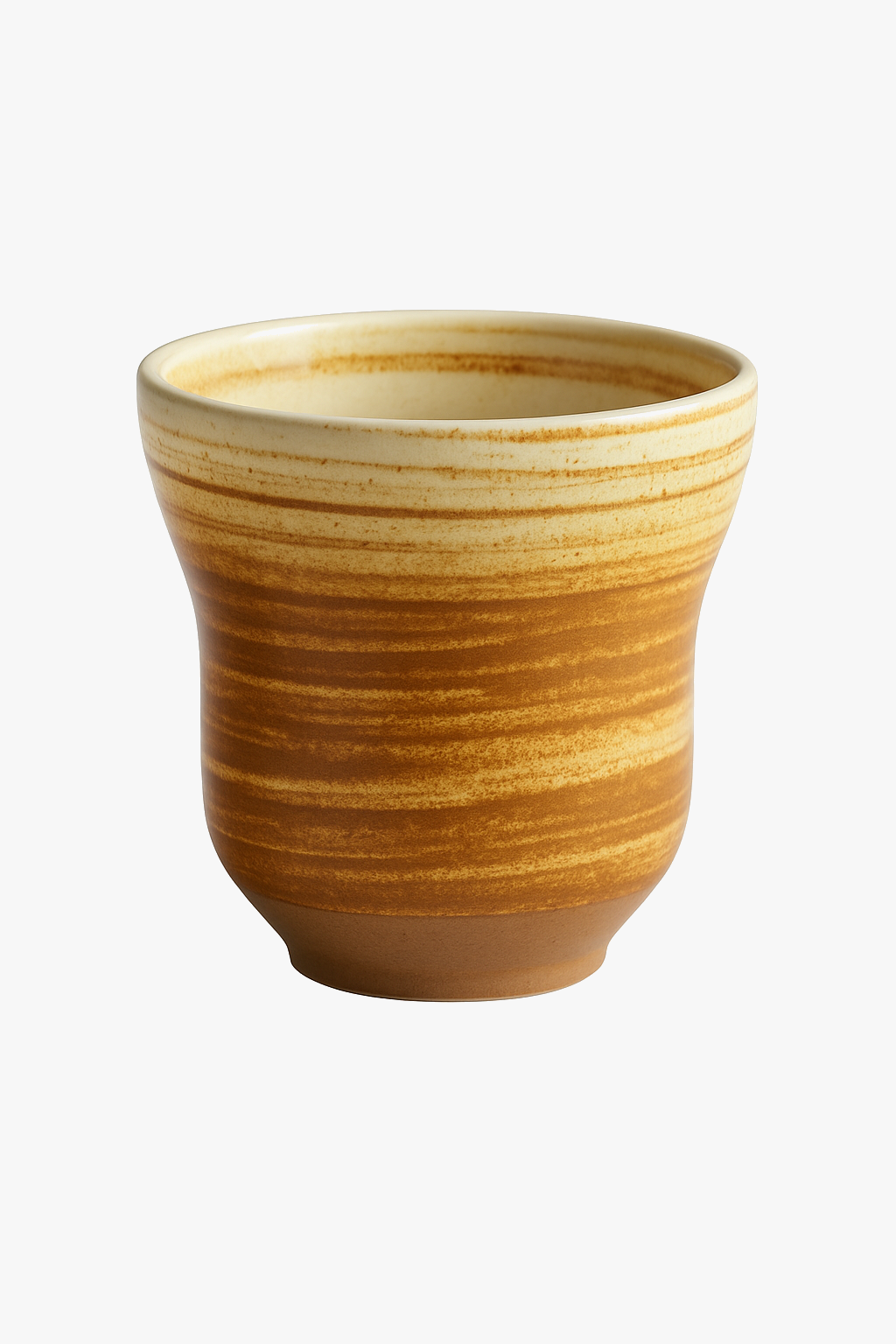 Mug céramique raku vintage peint main texture naturelle