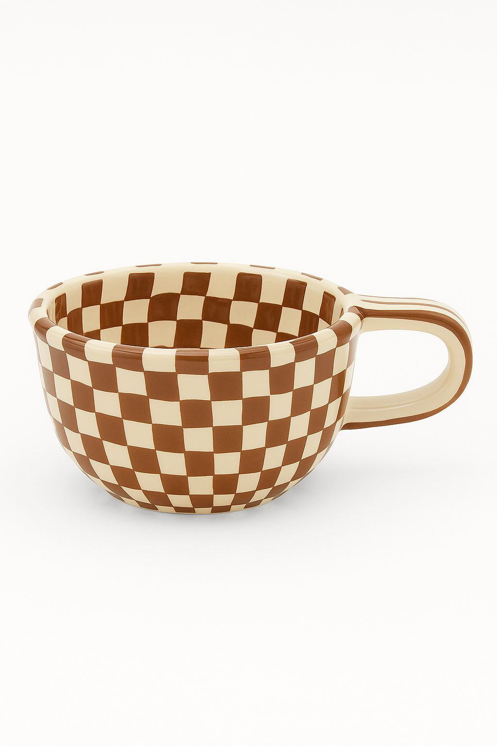 Mug café ceramique anse clé molette style atelier