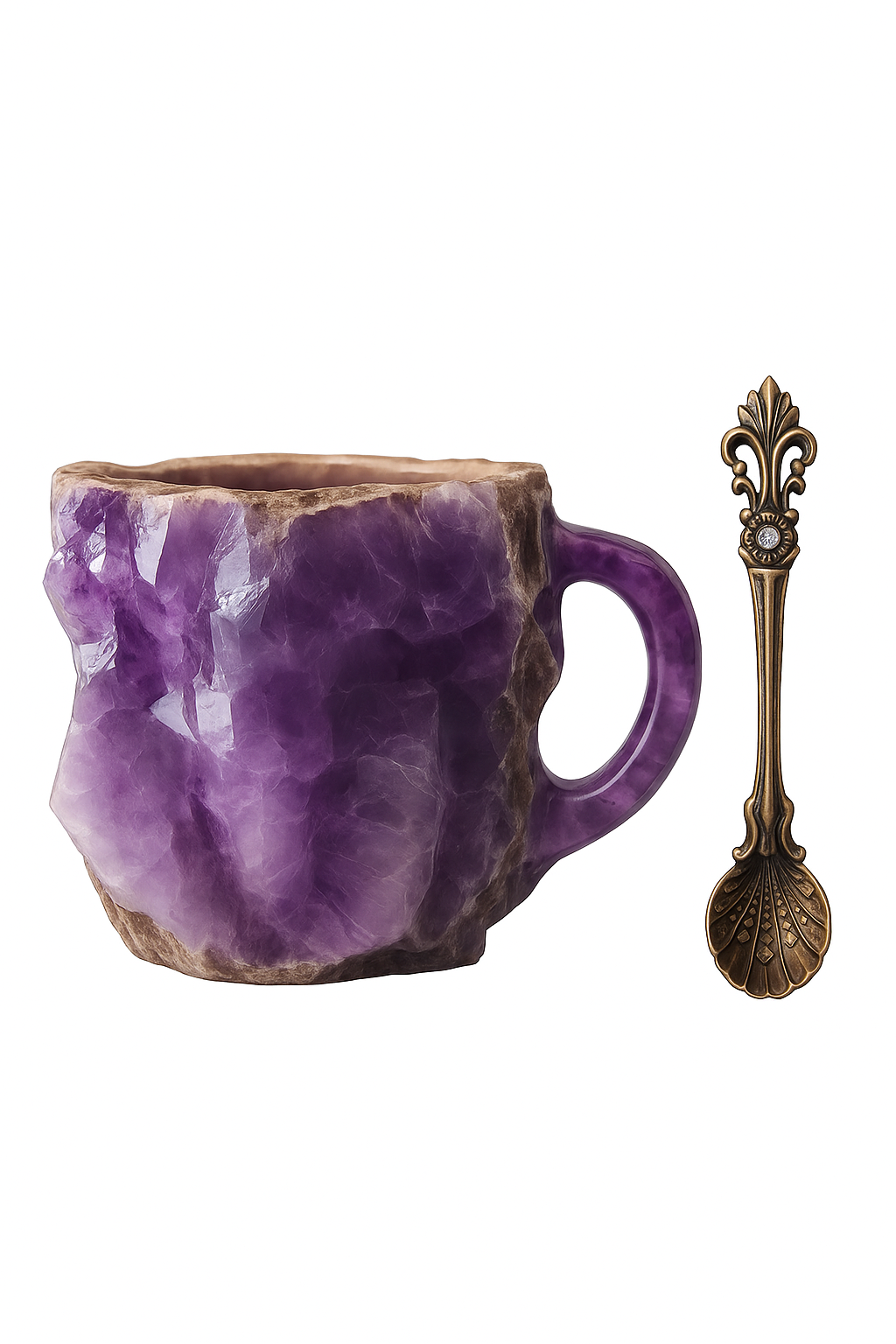 Mug café céramique style cristal scintillant design élégant