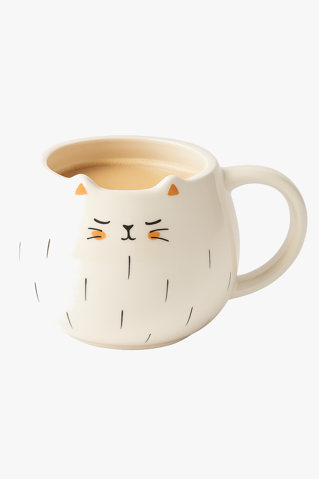 Mug chat mignon en céramique style cartoon maison