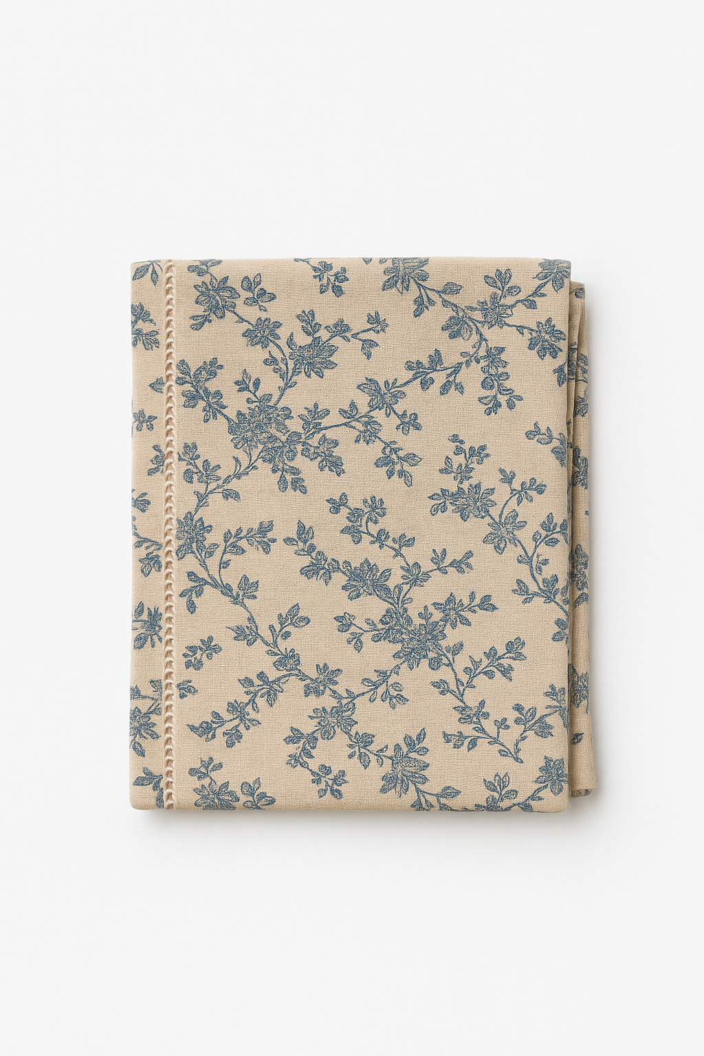 Nappe champetre a motifs floraux style vintage table