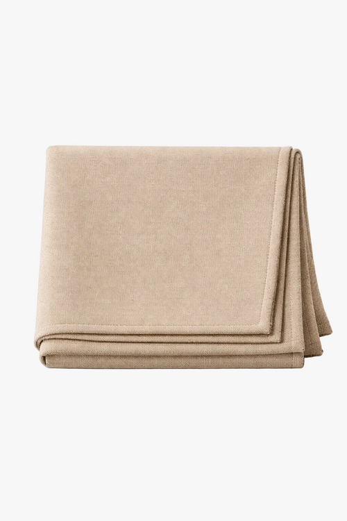 Nappe coton lin imperméable style uni table repas