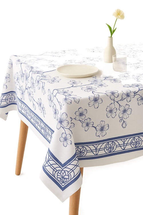 Nappe de table imperméable motif géométrique style moderne