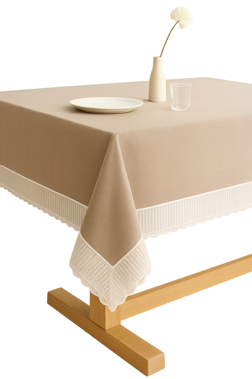 Nappe dentelle style français motif pluie de météores