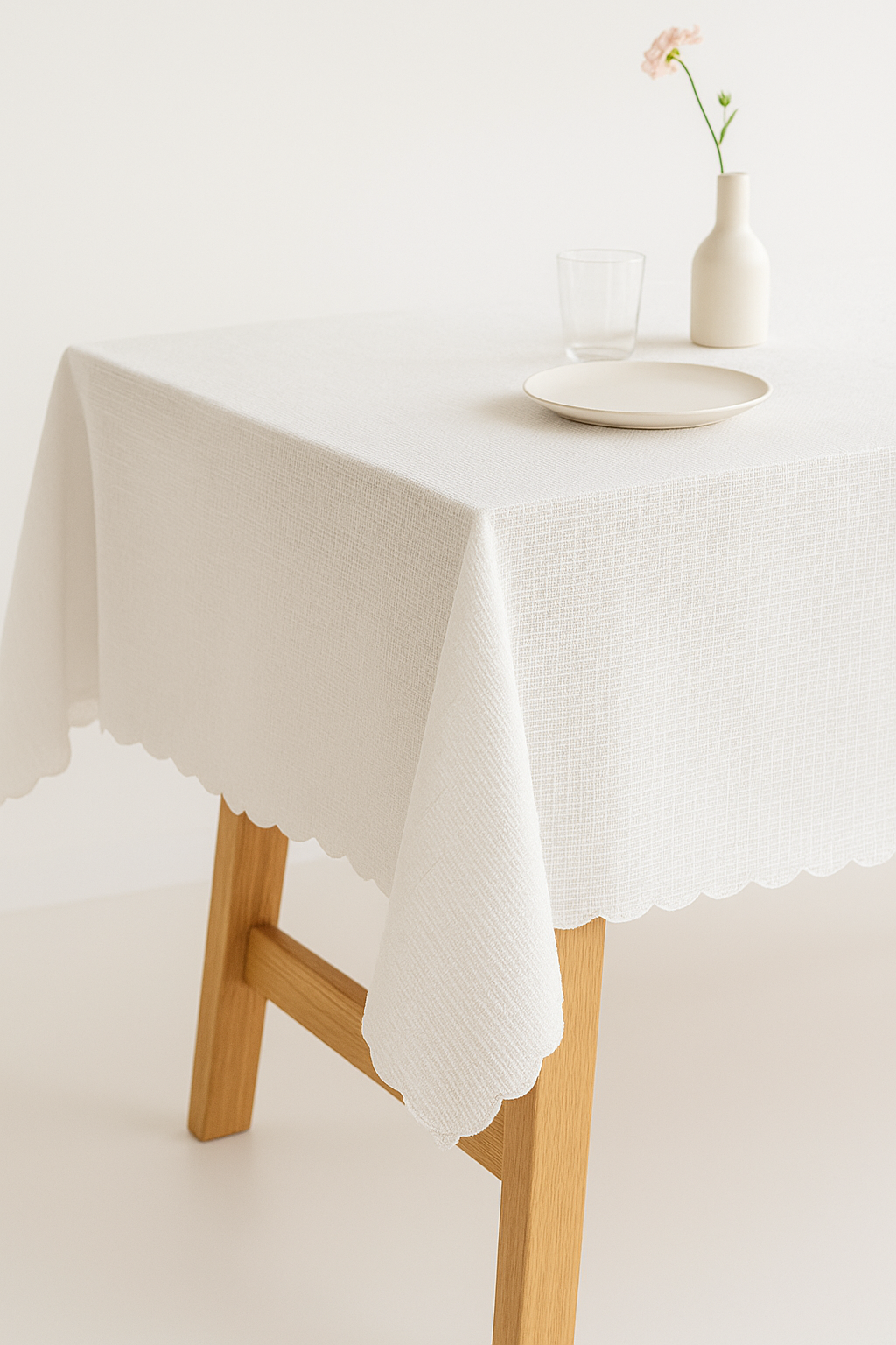 Nappe en dentelle style champetre impermeable table cuisine - vue 3 sur 2