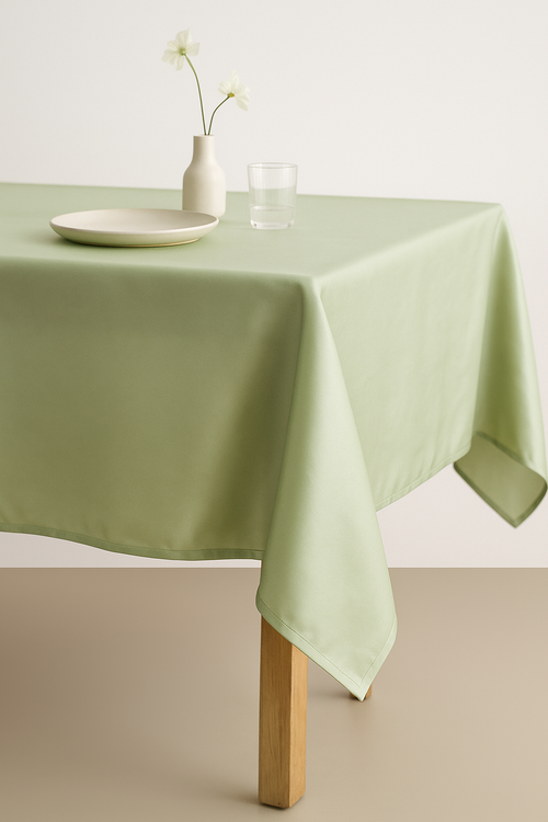 Nappe en satin doux pour table repas fête - vue 2 sur 2