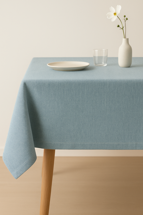 Nappe imperméable anti taches style champêtre tissu infroissable