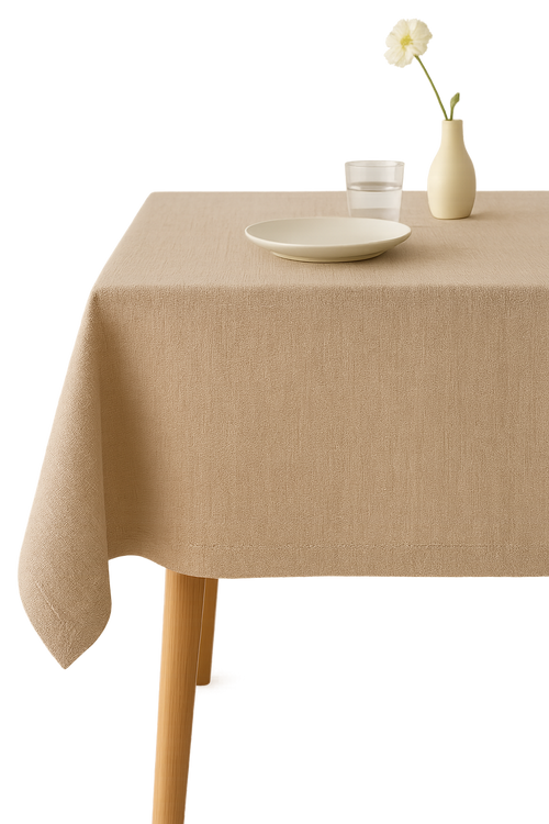 Nappe imperméable style champêtre anti taches tissu infroissable