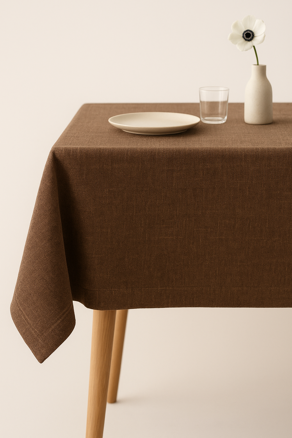 Nappe imperméable tissu style campagnard anti tache infroissable - vue 3 sur 2