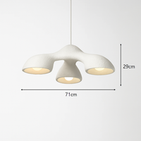 Nordic Pendant Lights Minimalist Resin Suspension Hanging Lamp For Living Room Dining Room Lobby