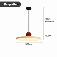Nordique LED Suspension Lumière Crème Vent Soucoupe Volante Lampes Pour Salon Chambre Chevets Restaurant Hôtel Éclairage Intérieur