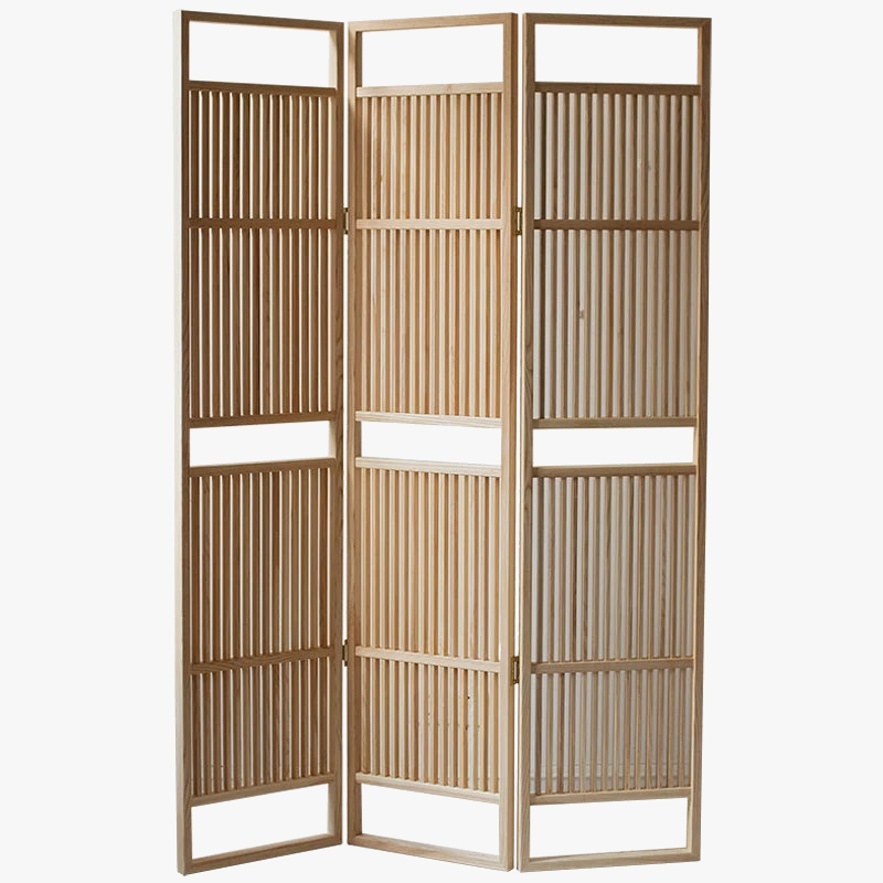 nouveau paravent en bois massif style zen japonais ancien