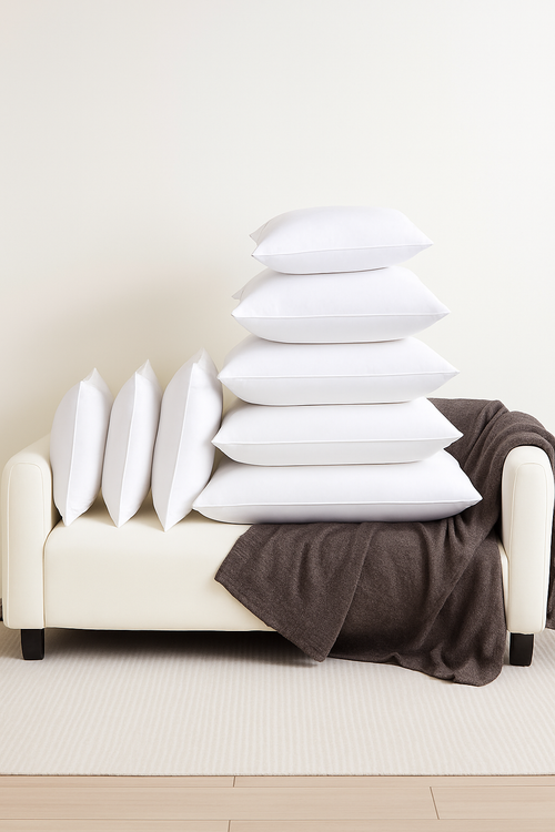 oreiller en duvet d'oie doux et confortable 50 x 70 cm - vue 3 sur 6