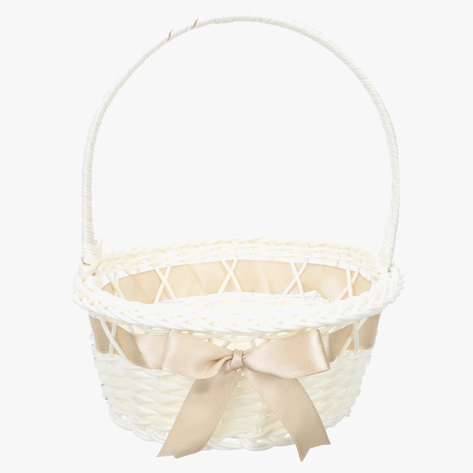 panier de fleurs en osier pour mariage et rangement