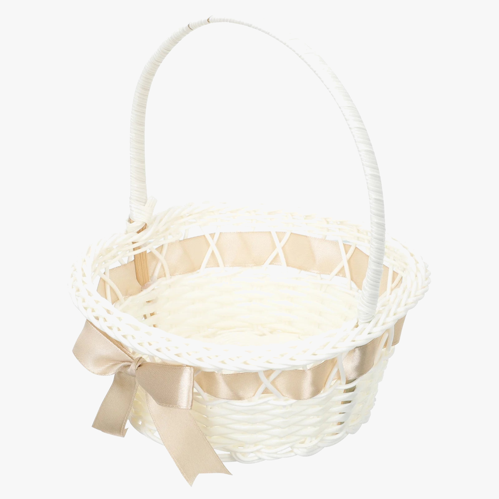 panier de fleurs en osier pour mariage et rangement