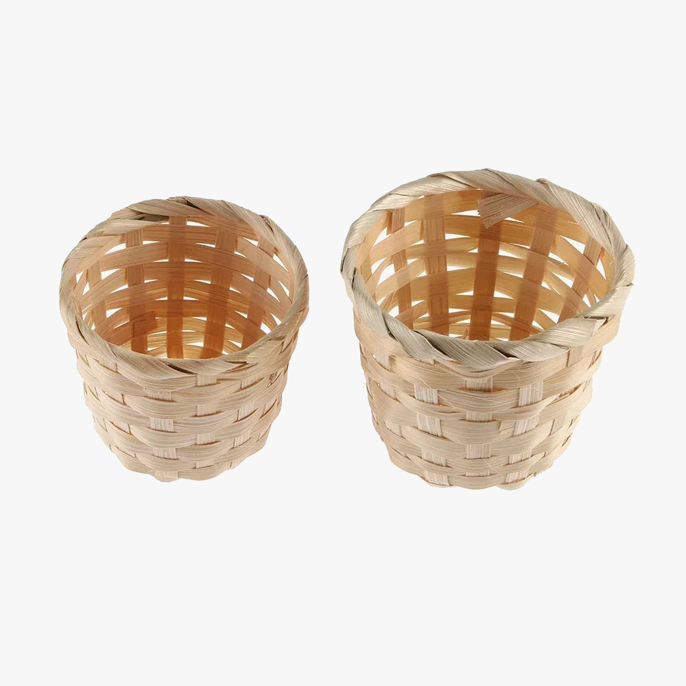 panier de rangement en bambou pour organiser vos articles divers
