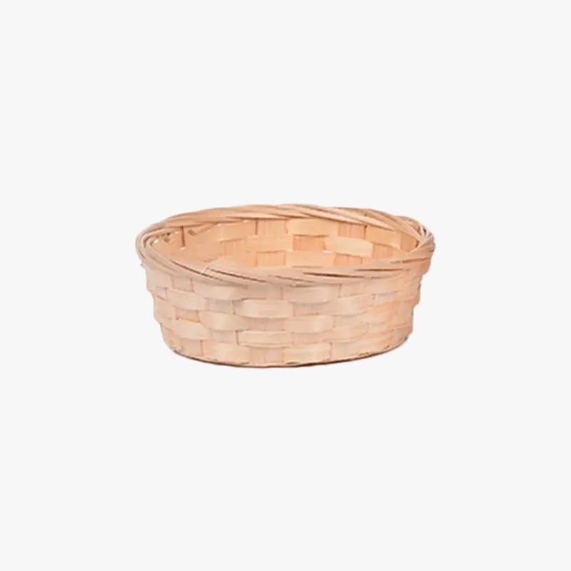 panier en bambou tressé pour fruits légumes et collations