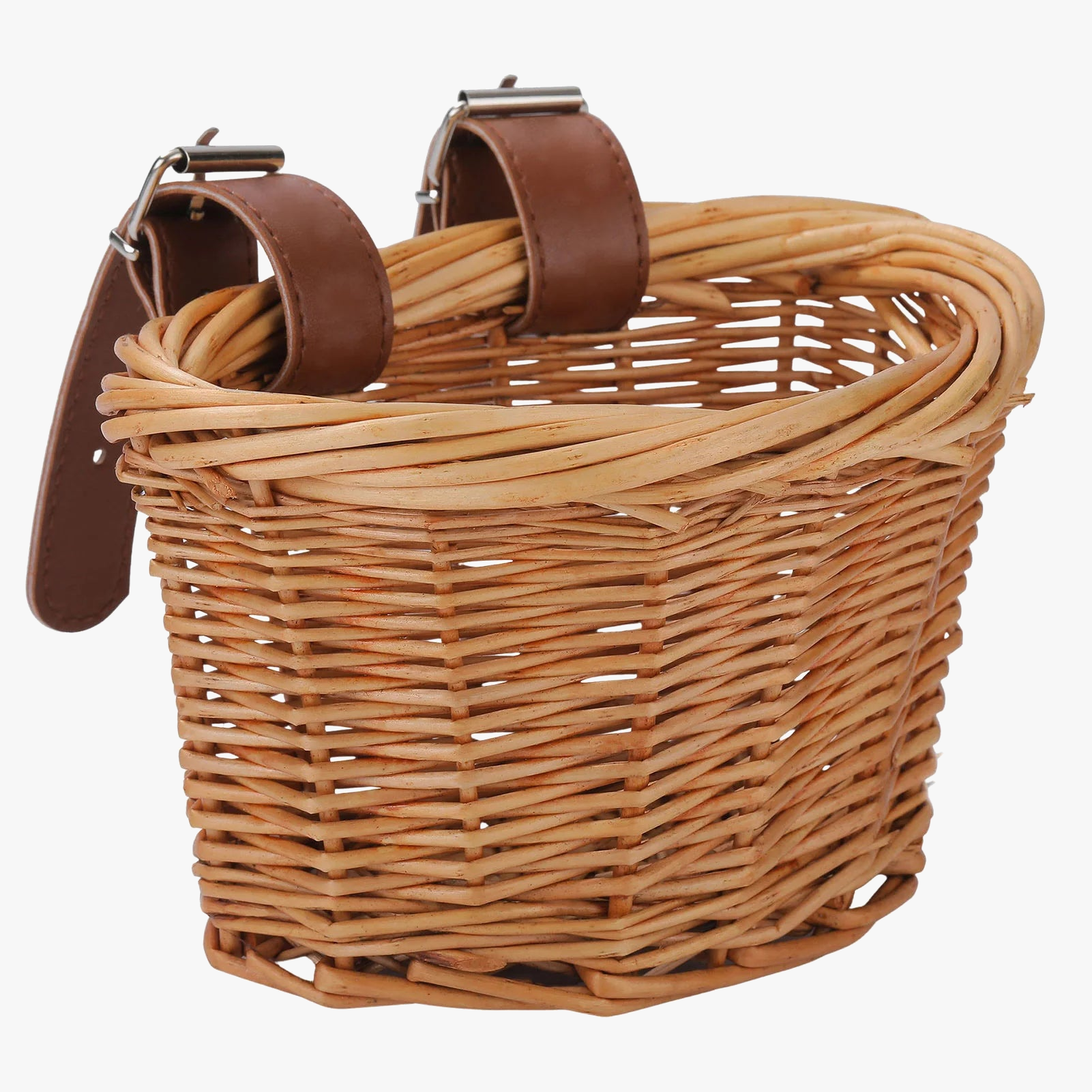 panier en osier tressé pour vélo et scooter enfants durable imperméable