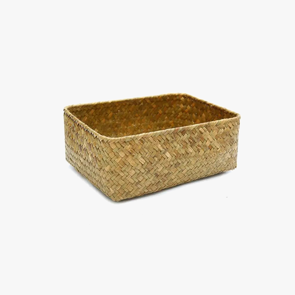 panier à fruits en paille séchée fait main décoratif et polyvalent