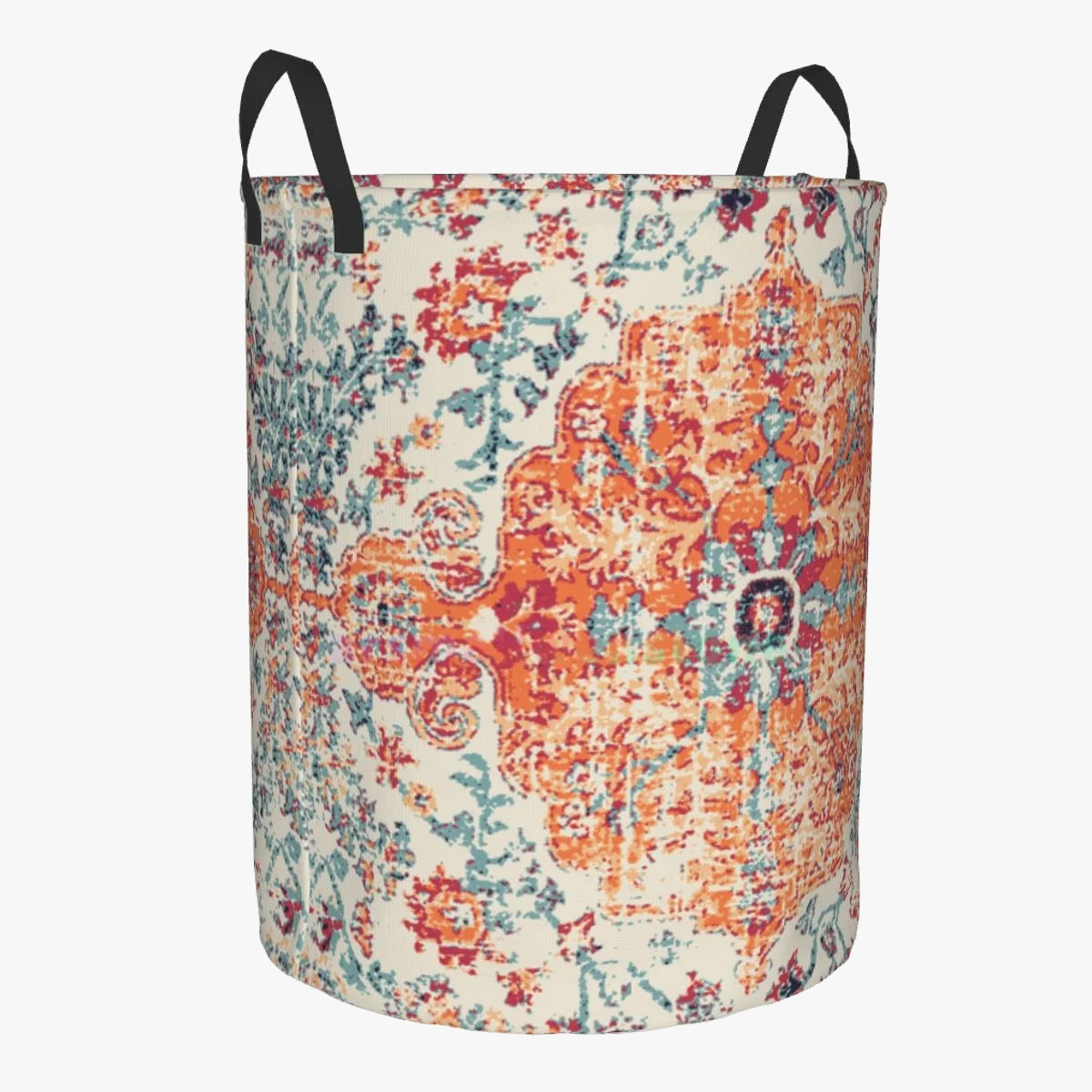 panier à linge boho en terre cuite pour rangement polyvalent
