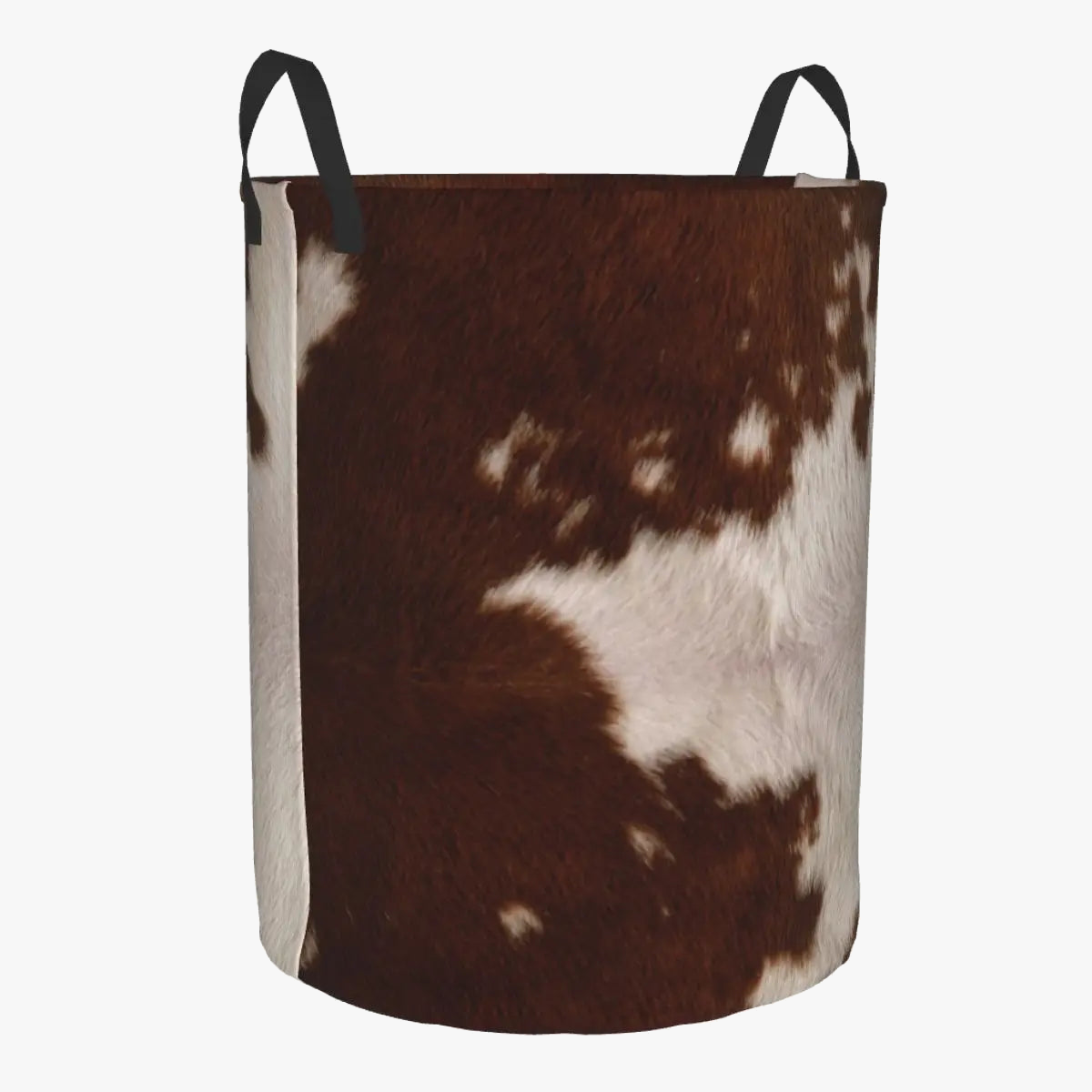 panier à linge en cuir personnalisé pour rangement et jouets