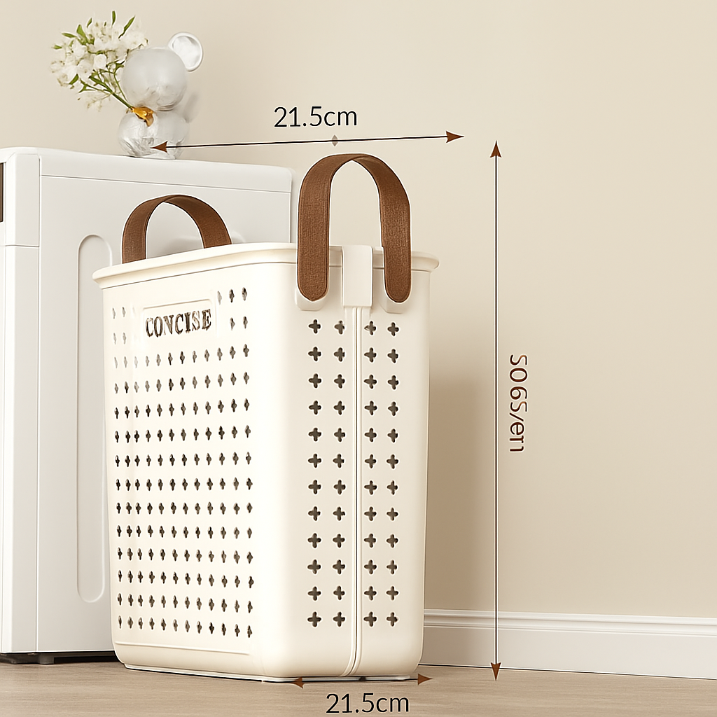 panier pliable multifonctionnel avec roulettes grande capacité rangement pratique - vue 7 sur 14