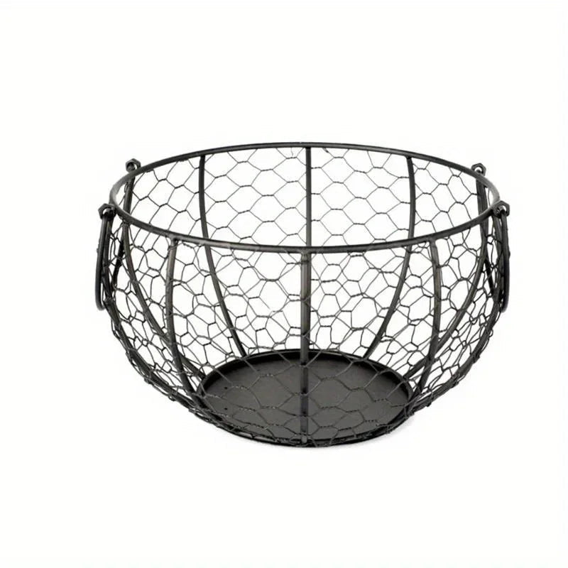 panier à œufs en métal pour rangement de cuisine