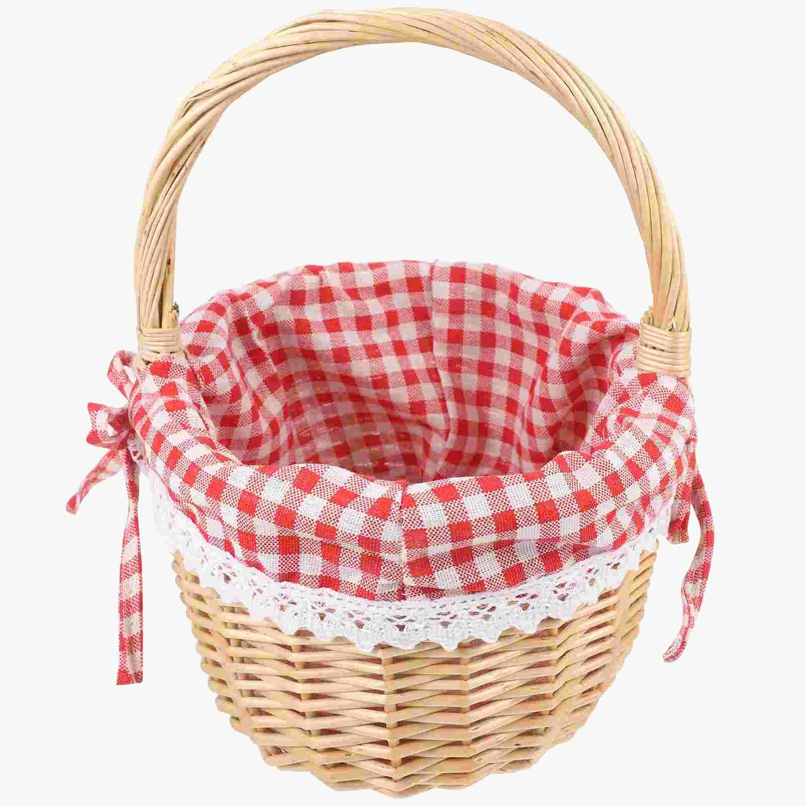 panier zerodeko petit chaperon rouge sac pique-nique tissé à la main