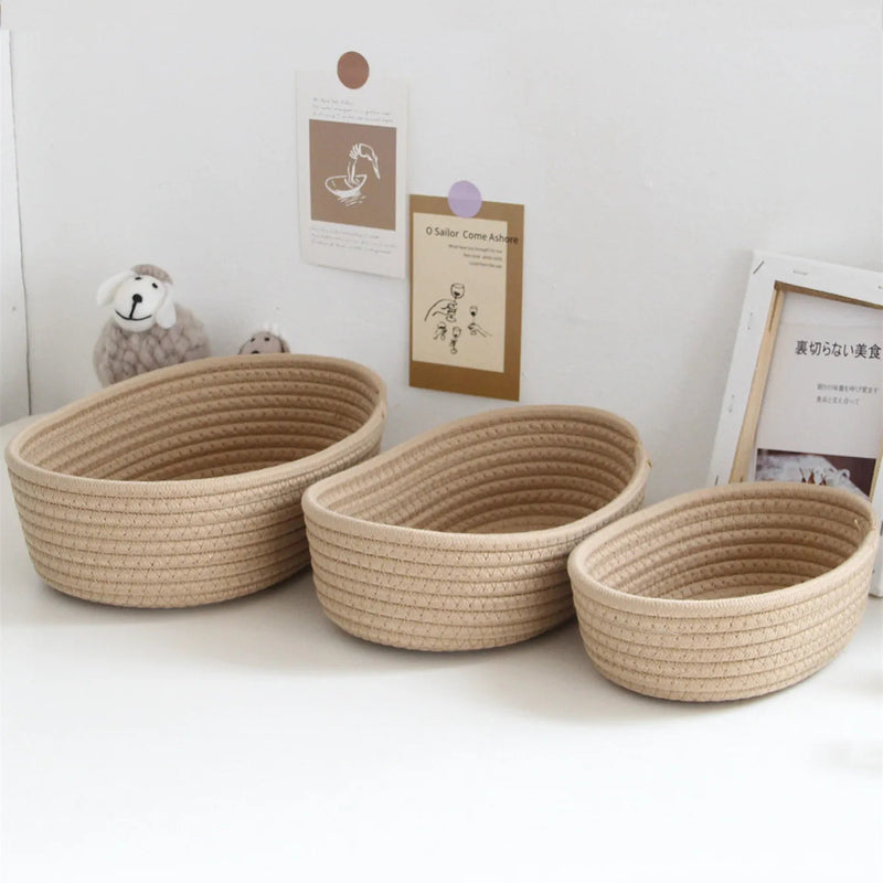 paniers de rangement multifonctionnels pour bureau et jouets enfants