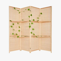 paravent mobile en bois massif moderne et élégant