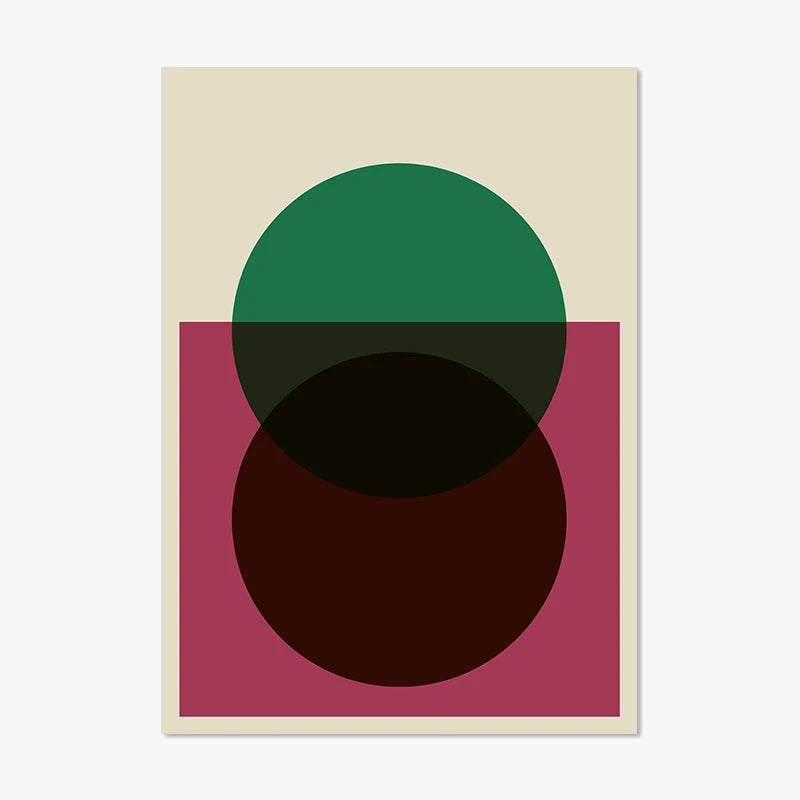 peintures abstraites géométriques modernes pour décoration intérieure