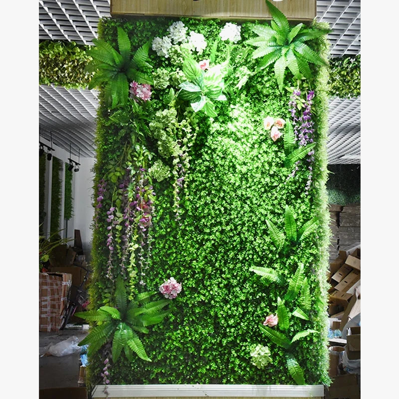 pelouse artificielle décoration murale pour événements et fêtes