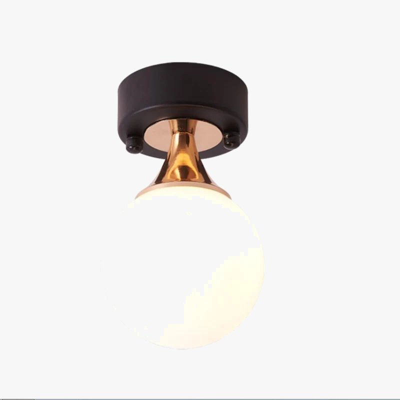 Plafonnier moderne boule nordique simple plafond moderne à LEDs lampe porche allée lumières foyer balcon vestiaire
