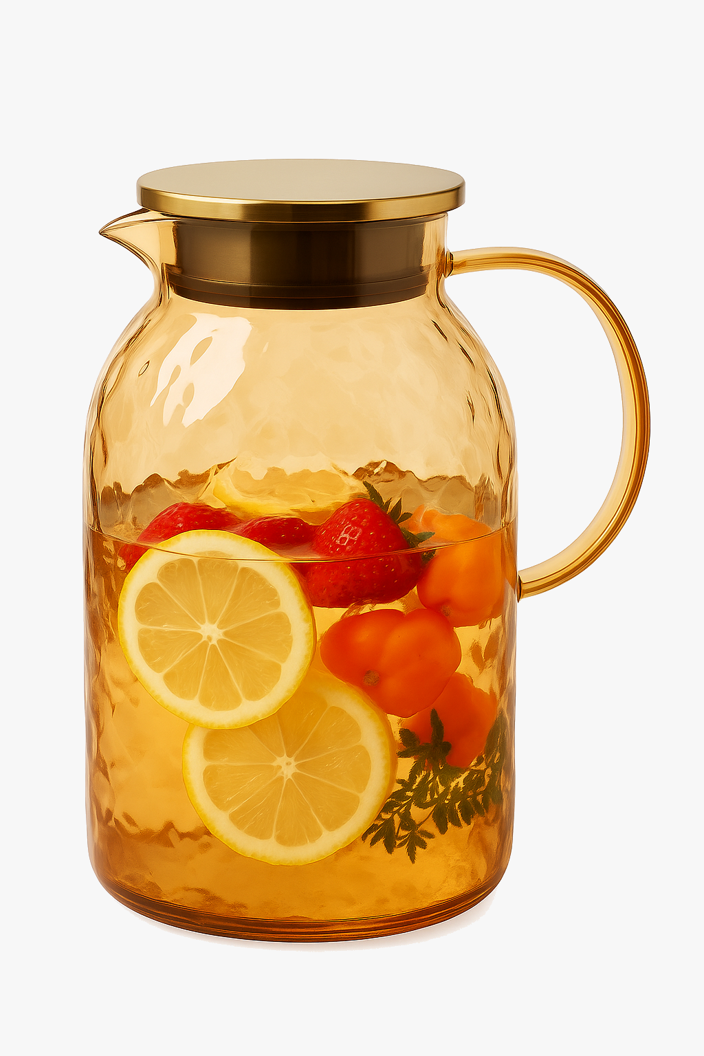 Pichet carafe verre borosilicate 1800 ml style vintage