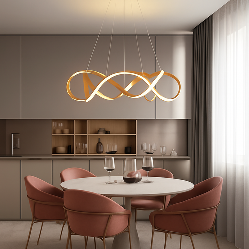 Plafond moderne à LEDs Lampe Lustre Pour Salon Hall Restaurant Chambre Suspension Lumière Décor Intérieur Luminaire Lustre